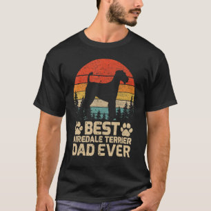 Camiseta Hombres Retro Vintage Mejor Papa Arairale Terrier