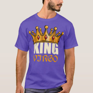 Camiseta Hombres Rey Virgo Zodiac Cumpleaños Horoscope Astr