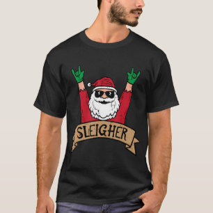 Camiseta Hombres rockeros navideños por la muerte de navida