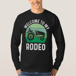 Camiseta Hombres Rodeo Dad Lawn Moscilando trabajos de jard
