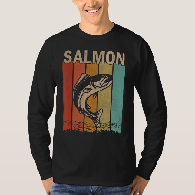 Camiseta Hombres Salmones Doloridos Mujeres Niños Ropa De S (Anverso)