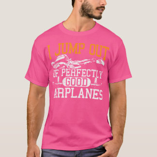 Camiseta Hombres, Salto De Aviones Perfectamente Buenos Sky