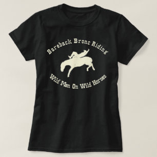 Camiseta Hombres salvajes a lomos de caballos salvajes en d