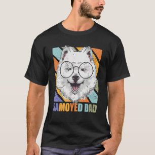 Camiseta Hombres Samoyed Dad Samoyeds Dueño de Perro Samoye
