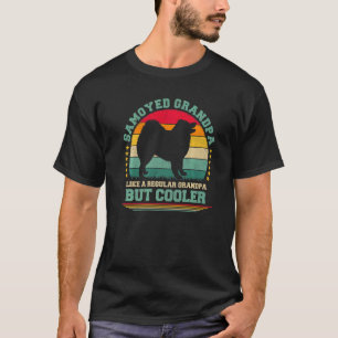Camiseta Hombres Samoyed Dog Vintage Samoyed Abuelo Padre'