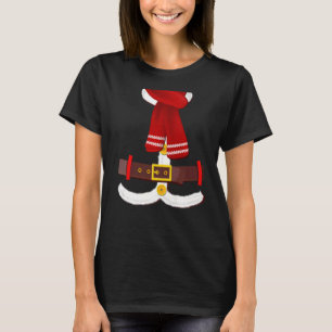 Camiseta Hombres Santa Claus disfraces Navidades ropa navie