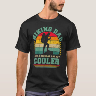 Camiseta Hombres Senderismo A Papá Como Un Padre Común.