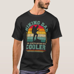 Camiseta Hombres Senderismo A Papá Como Un Padre Común.