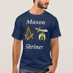 Camiseta Hombres Shriner Masónico Split T Mason Shrine Nob