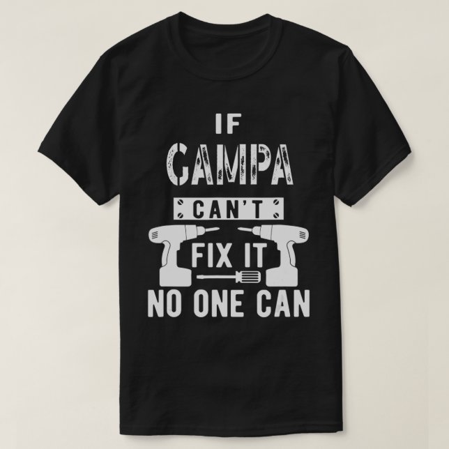 Camiseta Hombres si Gampa no puede fidelizar, nadie puede a (Diseño del anverso)