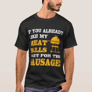 Camiseta Hombres Si Te Gusta Mi BBQ Graciosa
