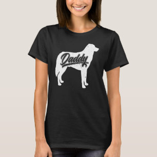Camiseta Hombres Siberiano Husky Daddy Perro Papa Padres De