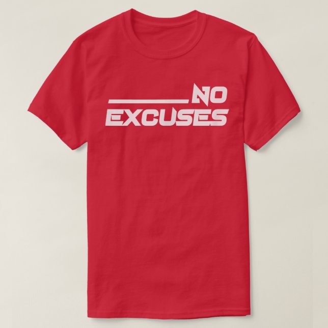 Camiseta HOMBRES SIN EXCUSAS Gimnasio Fitness Workout Bodyb (Diseño del anverso)
