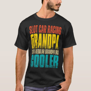 Camiseta Hombres slot Car Carreras abuelo como un gran