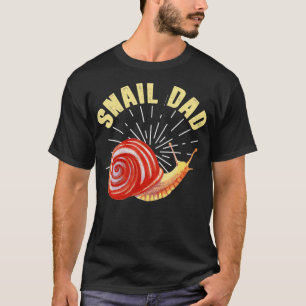 Camiseta Hombres SnailFunny Snail Dad Chiste Snail Lover