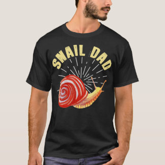 Camiseta Hombres SnailFunny Snail Dad Chiste Snail Lover