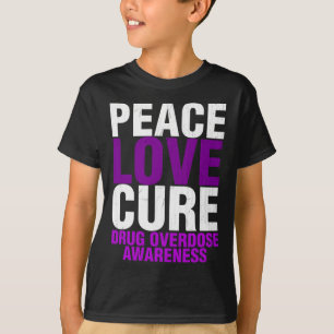 Camiseta Hombres Sobredosificación de drogas Conciencia de 