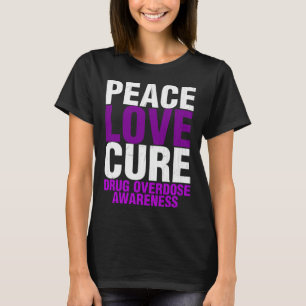Camiseta Hombres Sobredosificación de drogas Conciencia de