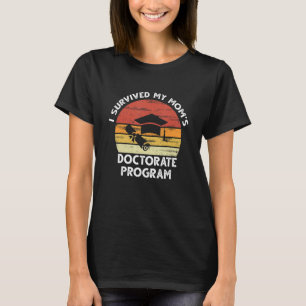 Camiseta Hombres Sobreviví el Programa de Doctorado de Mi M