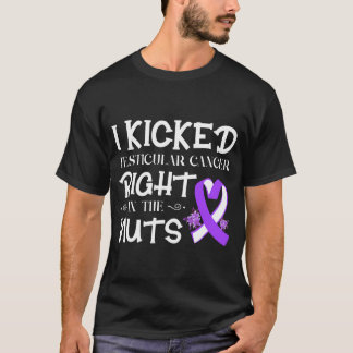 Camiseta Hombres Sobreviviente de la Conciencia Testicular
