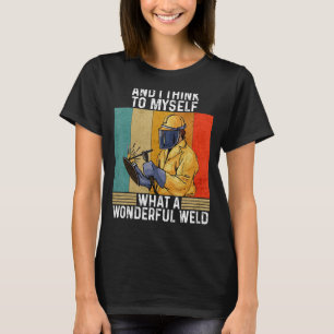 Camiseta Hombres Soldadoras Mujeres Arco Soldadura Pipeline