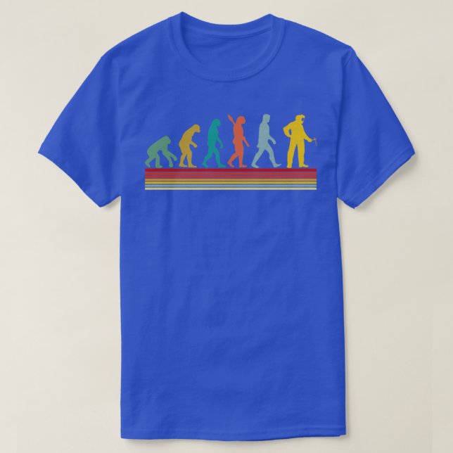 Camiseta Hombres soldadores vintage evolución (Diseño del anverso)