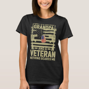 Camiseta Hombres, Soy Abuelo De Papá Y Un Veterano Nada Tem