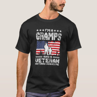 Camiseta Hombres, soy campeón y un veterano, nada me asusta