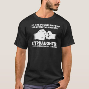 Camiseta Hombres, soy el orgulloso padrastro de Stepfat