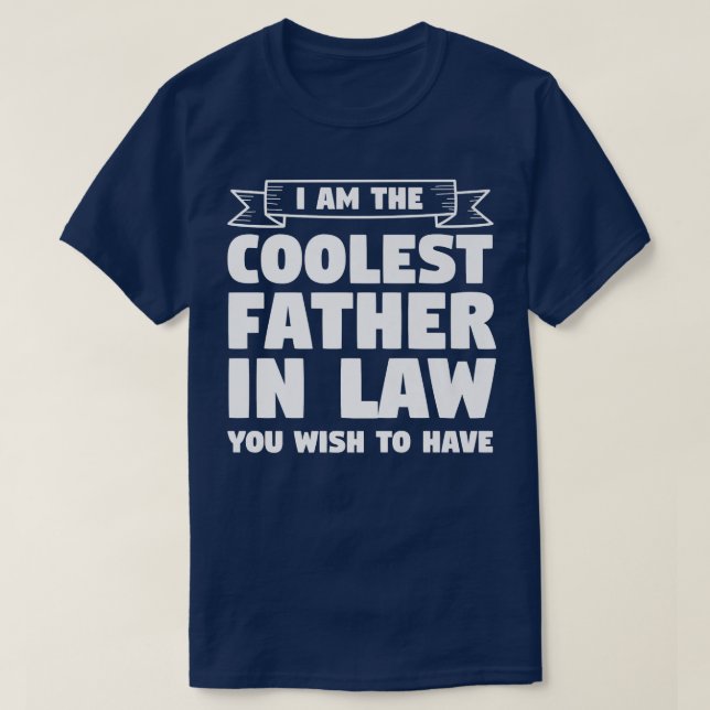 Camiseta Hombres, soy el padre más genial de la ley  (Diseño del anverso)