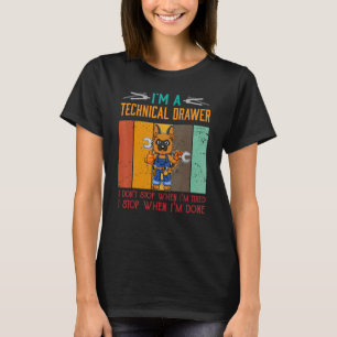 Camiseta Hombres, soy el paro técnico del cajón cuando esto