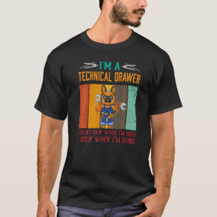 Camiseta Hombres, soy el paro técnico del cajón cuando esto