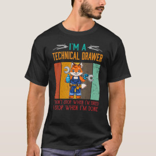 Camiseta Hombres, soy el paro técnico del cajón cuando esto