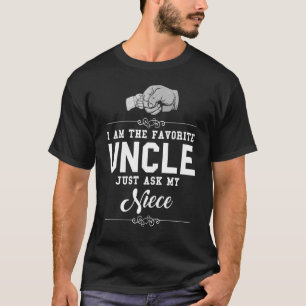 Camiseta Hombres, Soy El Tío Favorito Solo Pregúntale A Mi 