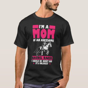 Camiseta Hombres, Soy Mamá De Un Impresionante Racer De Bar