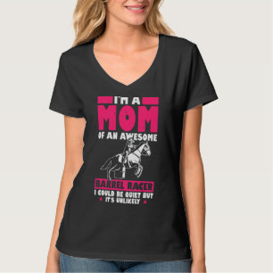 Camiseta Hombres, Soy Mamá De Un Impresionante Racer De Bar