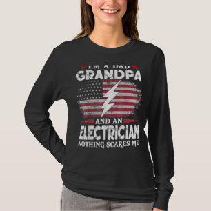 Camiseta Hombres, soy papá, el abuelo de la electricidad, n