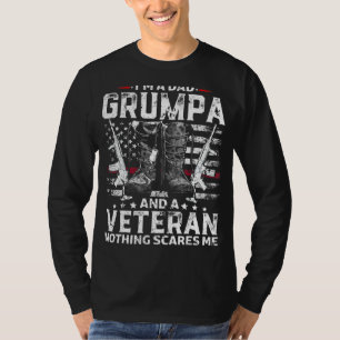 Camiseta Hombres, soy papá Grumpa, veterano día del padre 2