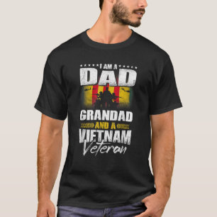 Camiseta Hombres, soy papá, papá, papá y un veterano vietna