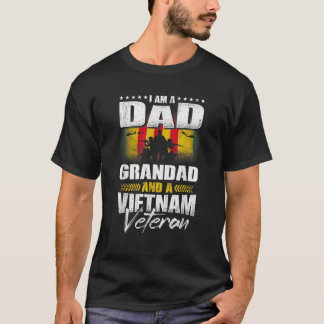 Camiseta Hombres, soy papá, papá, papá y un veterano vietna