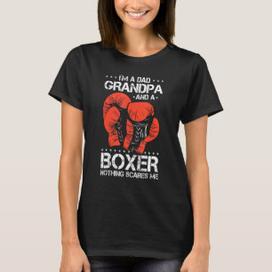 Camiseta Hombres Soy Un Abuelo Abuelo Boxear Guantes De Box
