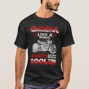 Camiseta Hombres, soy un abuelo ciclista como un abuelo nor