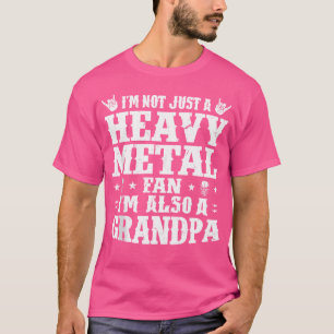Camiseta Hombres, soy un fuerte fanático Metalizado, un abu