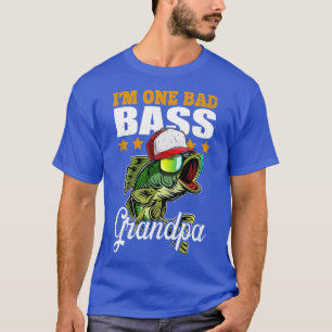 Camiseta Hombres Soy Un Malo Abuelo Abuelo Pescador