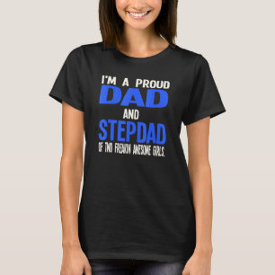 Camiseta Hombres, soy un papá orgulloso y un papá de Stepda