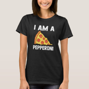 Camiseta Hombres Soy Un Pepperoni Perfecto Comida Italiana 