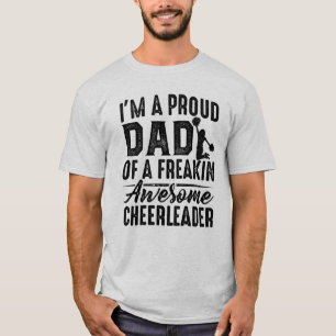 Camiseta Hombres, soy una orgullosa animadora, papá de hija