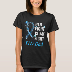 Camiseta Hombres Su lucha es mi lucha T1d Papá Diabetes tip