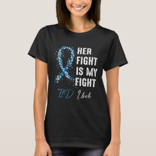 Camiseta Hombres, su lucha es mi lucha, tío del T1d, Diabet