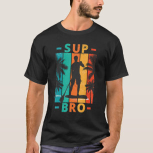 Camiseta Hombres SUP Bro Remo en Paddle Board Paddle Board 